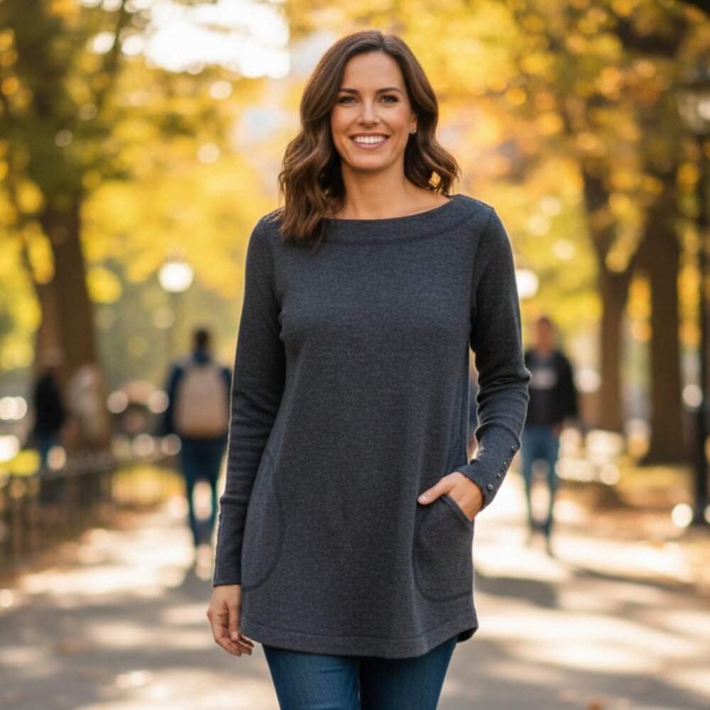 J. Jill Gorgeous Relaxed Fit Sweater for Cozy Casual Days Size Small EUC